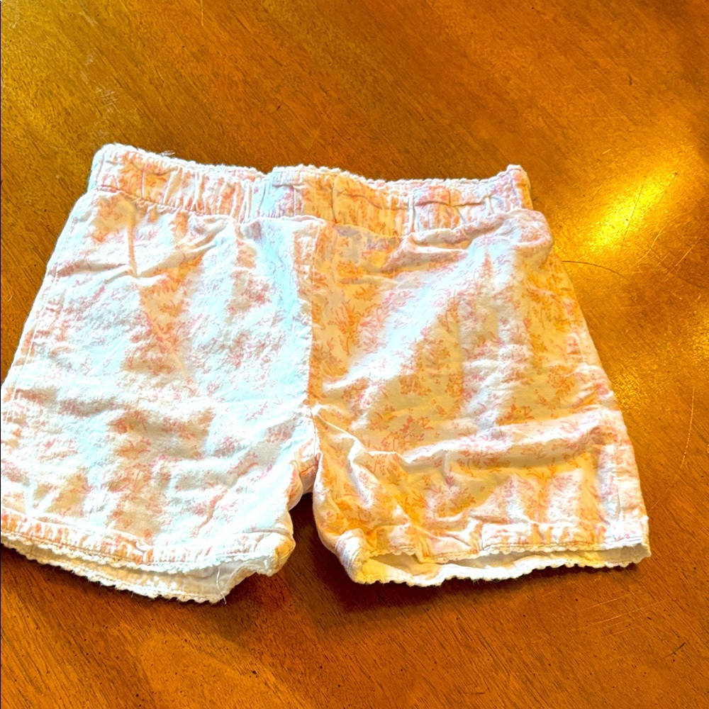 Edgehill Collection Pink and White Kids Shorts